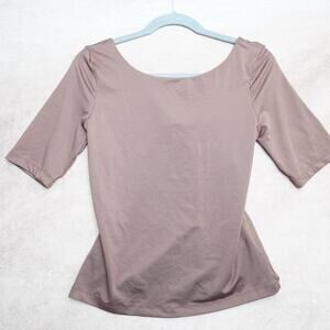 H&M Square Neck Baby Tee Y2K Balletcore M